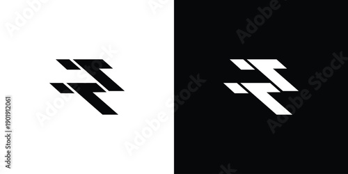 strong and unique letter TT initials logo design