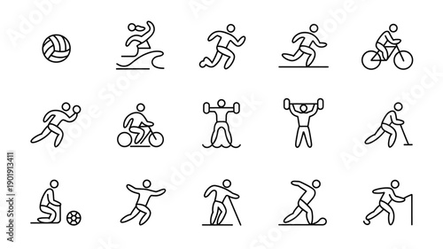 Sport Icons: A collection of sport-related icons that is perfect for any project. 