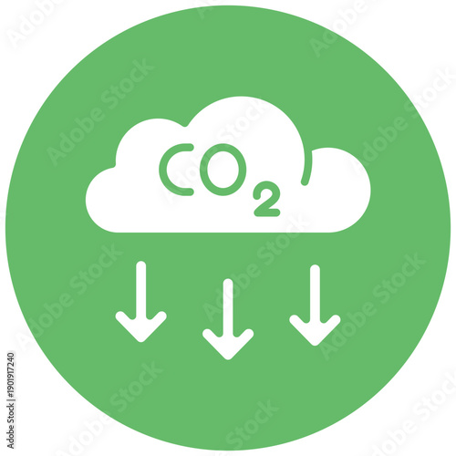 CO2 Pollution Icon