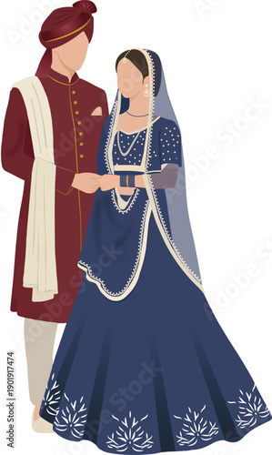 Punjabi Wedding Wardrobe Planner Bride and Groom