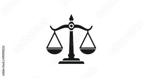 scales of justice isolated