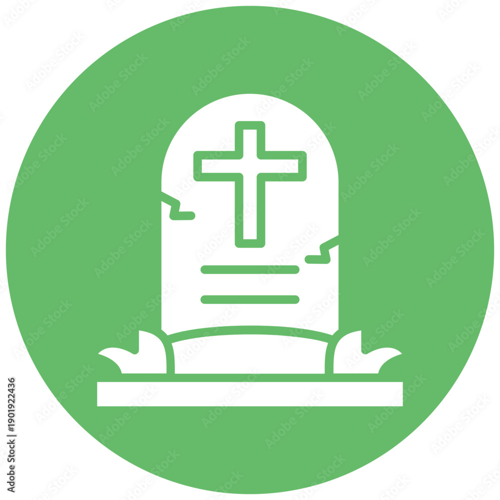 Obraz premium Tombstone Icon