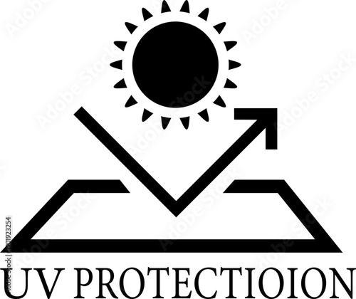 UV protection icon collection group featuring ultraviolet shield symbol for sun safety skincare sunscreen warning outdoor health protection signage vector design. UV shield, pathogen barrier icon.