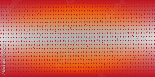 Red dot gradient pattern background. Isolated object on white background.