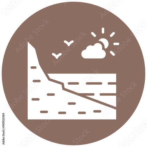 Shore Landscape Icon