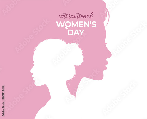 International Women's Day concept background. #GiveToGain Women Equality Day Concept.