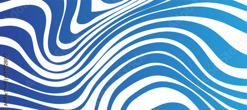 Abstract horizontal background with colorful waves. Swirl Pattern. Vector Liquid Splash Texture.