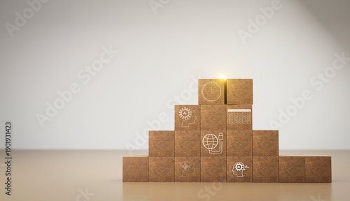 Time management concept with digital calendar, scheduling system, productivity planning, workflow organization,task management, efficiency control,smart business process optimization.