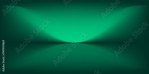 Abstract Luxury Dark green Room Background Using for Product Presentation Backdrop. vector dynamic luxury,eps.10