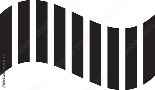 Racing stripes icon collection group for speed automotive branding, motorsport design, car wrap graphics, abstract lines, modern dynamic symbols isolated on white background.