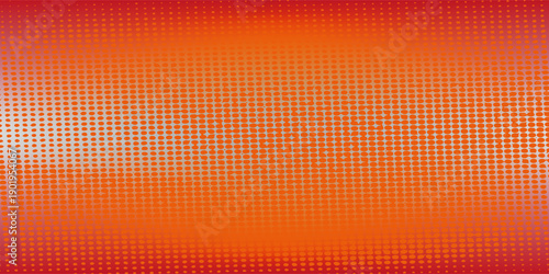 Red dot gradient pattern background. Isolated object on white background.