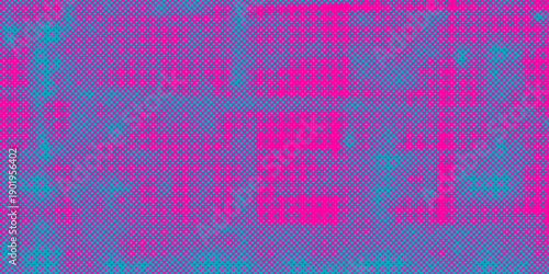 Urban grunge texture with neon punk aesthetic vector background. Halftone overlay features distressed paint effects, abstract patterns, and street art elements for bold graphic designs.