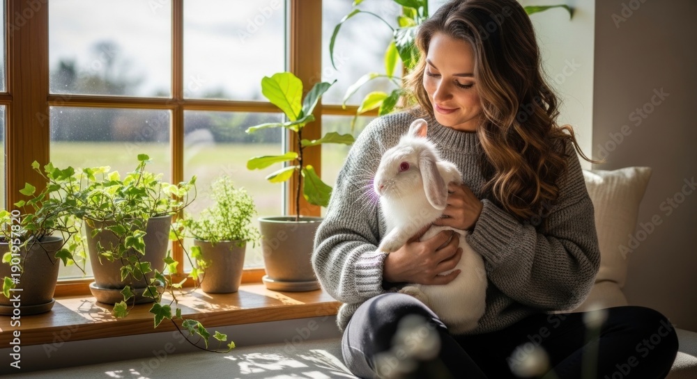 custom made wallpaper toronto digitalyoung woman sitting on a chair and drinking coffee