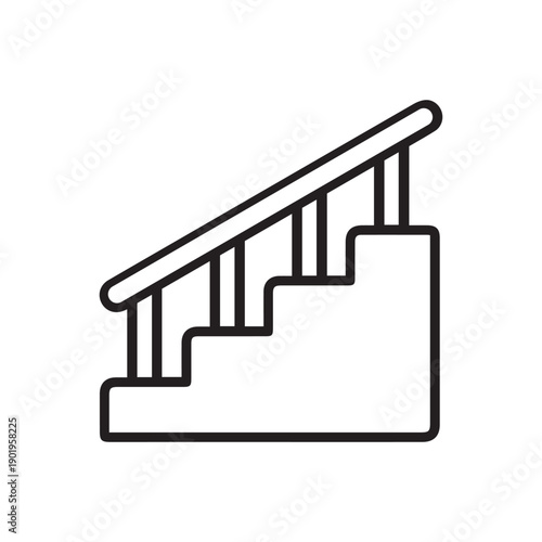 Stairs icon from collection.
