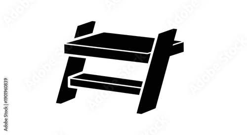 Black wooden stairs icon ek architectural aur construction related element ko represent karta hai jo floors, levels aur heights ke darmiyan movement ko show karta hai. Ye icon ek strong aur bold silho