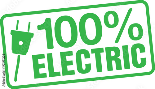 100% Electric Symbol