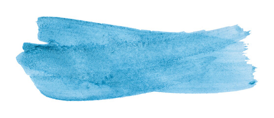 Light blue watercolor background. Artistic hand paint. Isolated on transparent background.