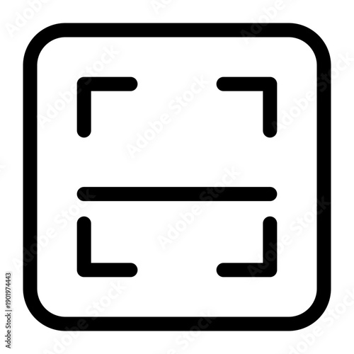 Digital Document Scanner Vector Illustration