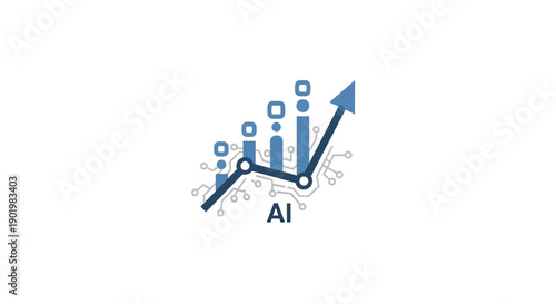 AI Artificial Intelligence Graph Chart Growth.