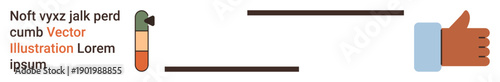 Feedback, approval, data analysis, rating systems, success metrics, user review. A thumbs-up icon with a bar graph. Feedback and approval concepts for various usage scenarios