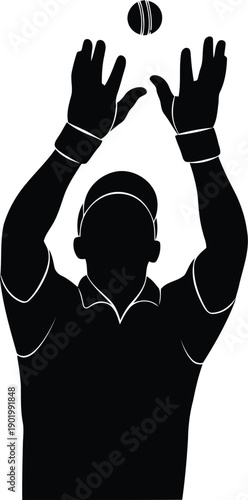 A cricket bat with a blue handle and a wooden knob