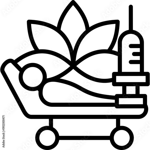 Medical Therapy line icon