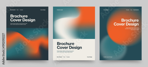 Creative Brochure Cover Template & Abstract Front Page Design for Annual Report & Company Profile