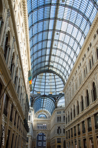 Galleria Umberto I in Naples, Italy