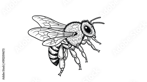 Insect in vector with white background
