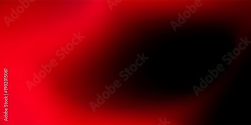 Abstract red and black wave pattern showcasing smooth gradients and dynamic shapes in a bold artistic composition. Vibrant display of swirling red and black hues creates a striking abstract background