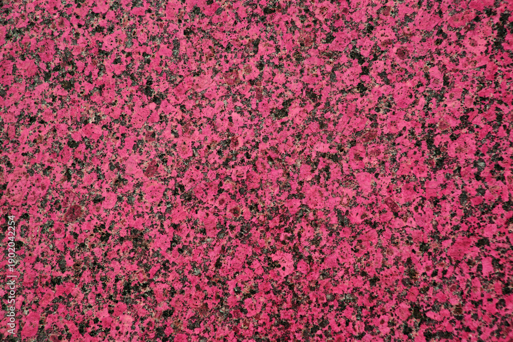 Fototapeta premium Red granite with black spots