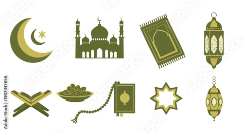 Collection Dicônes Ramadan Duotone or Olive