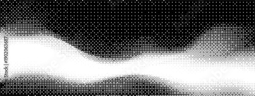 8 game pattern with bitmap dither and gradient bit for black pixel background. Bg halfton vanishing and repeat geometry with square art and digital grit illustration. Tone dithering and arcade error