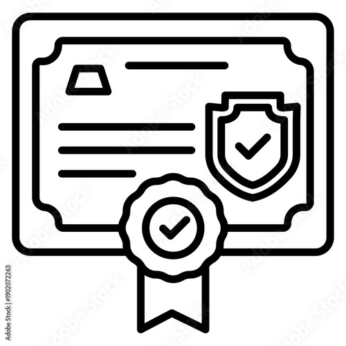 Security Certificate Icon