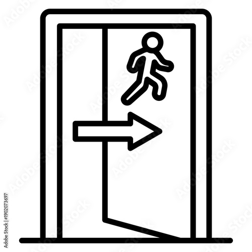 Emergency Exit Icon