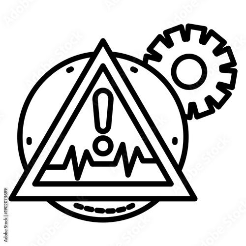 Earthquake Warning System Icon