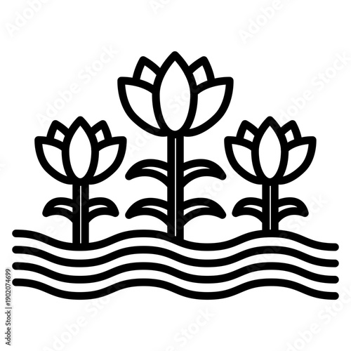 Water Lilies Icon