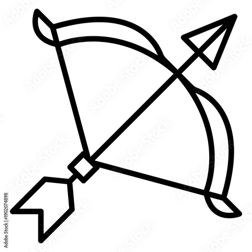 Bow And Arrow Icon