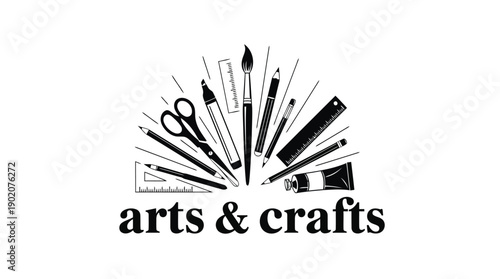 Creative arts and crafts tools for artistic expression