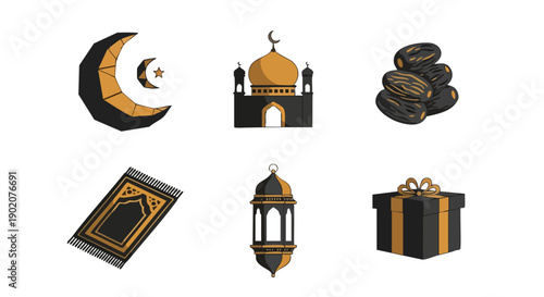 Ensemble Diconographie Ocre de Fête Sacrée