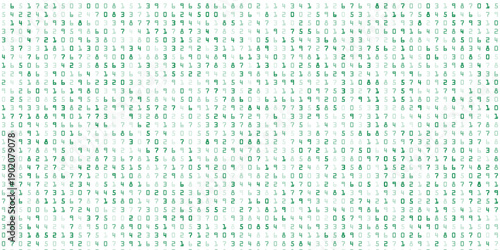 Abstract Matrix Background. Binary Computer Code. Coding or Hacker concept. Vector Illustration.
