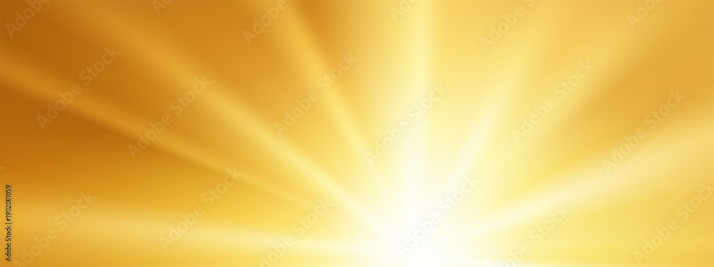 Obraz premium Gradation foil golden for background gold color and metal circle radial. Gradient polished center for label summer surface and rotate round brushed. Gradation circular yellow for background.
