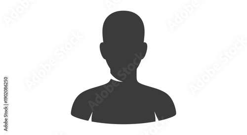 Silhouette of a person's head and shoulders against a plain white background, representing an anonymous individual or user profile.