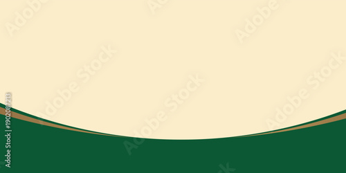 background for ramadan Islamic mosque with moon, stars, lanterns with a warn grreen and gold color. Ramadan kareem greeting banner template vector. Eps 10