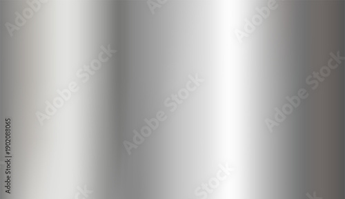 Vertical metallic grayscale gradient background with reflective texture of silver material
