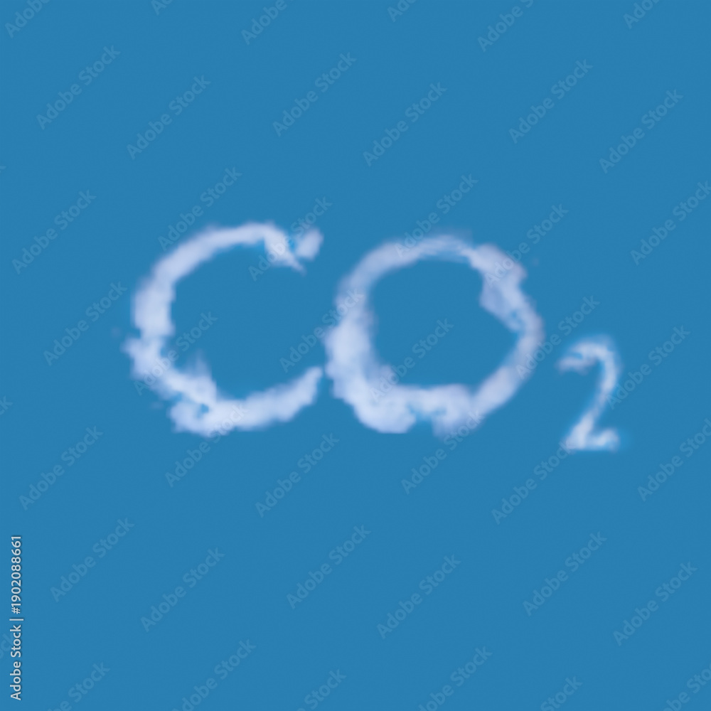 Naklejka premium Carbon footprint. Green eco friendly and save energy concept design. 3d template design.