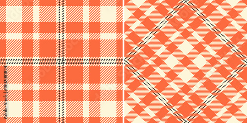 Pattern texture check of fabric vector seamless with a textile tartan background plaid. Set in neon colors. Stylish oilcloth for kitchen decor.