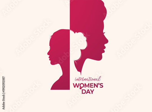 International Women's Day concept background. #GiveToGain Women Equality Day Concept.