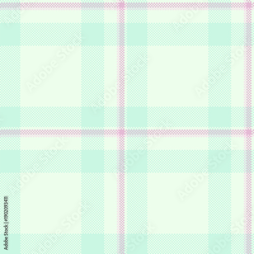 Styled check vector background, frame textile texture pattern. Border tartan plaid seamless fabric in light and honey dew colors.