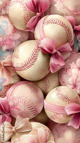 pink tennis balls